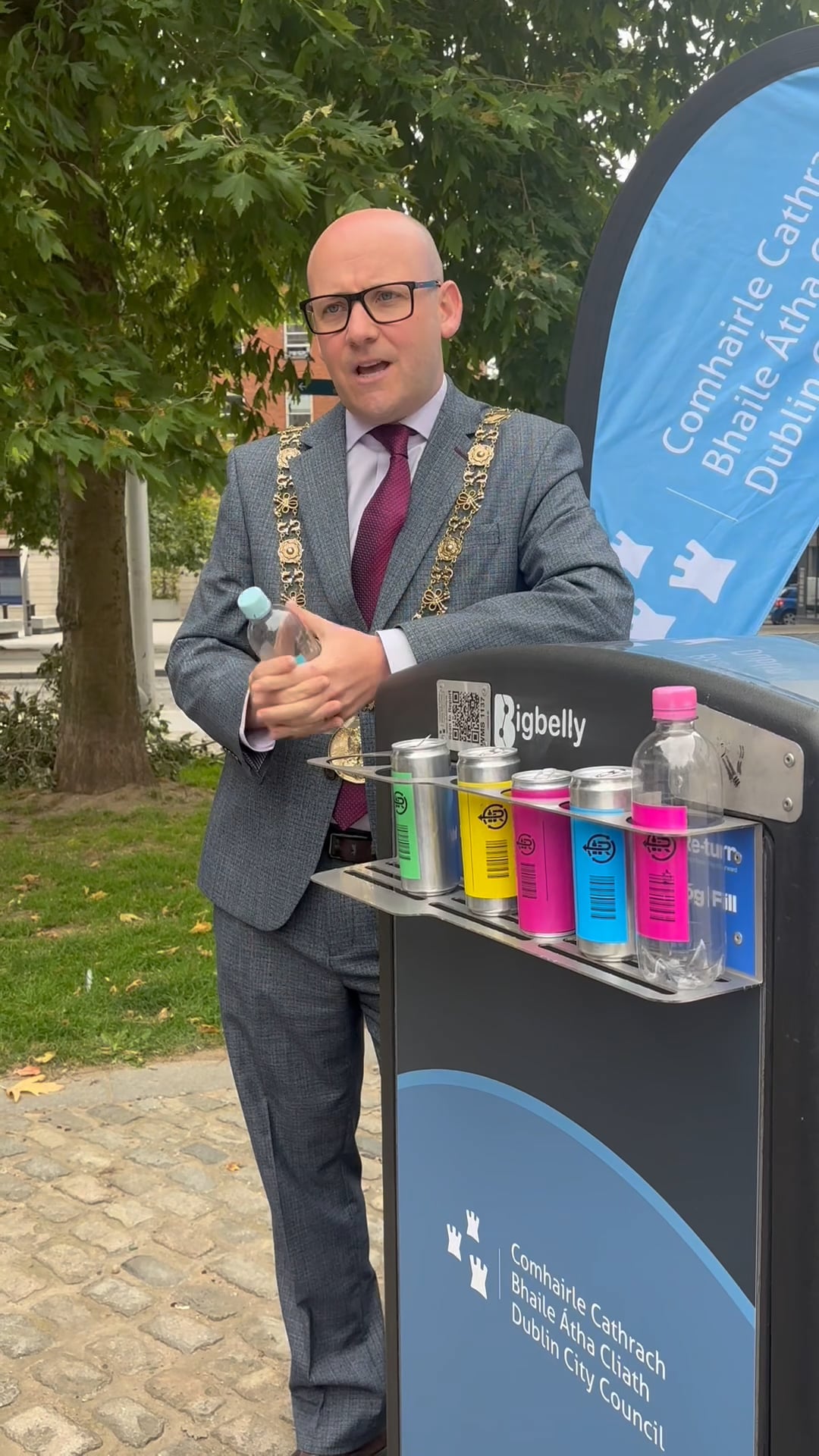 Lord Mayor of Dublin, Councillor Ray McAdam